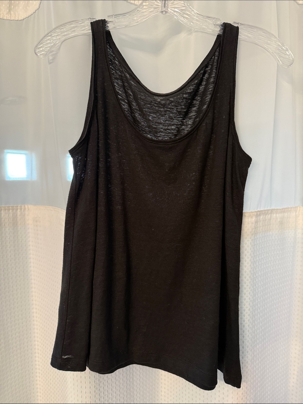 Eileen Fisher Black Scoop Neck Tank Top